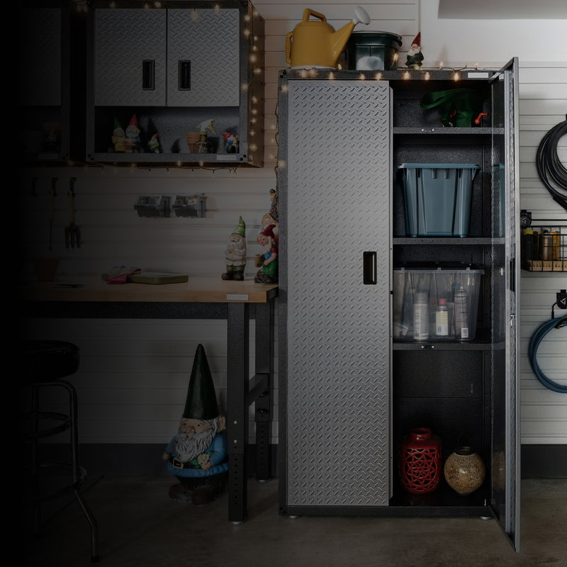 Gladiator® cabinets in a garage.