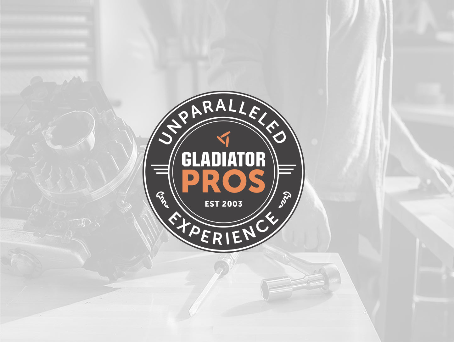 The Gladiator Pros badge.