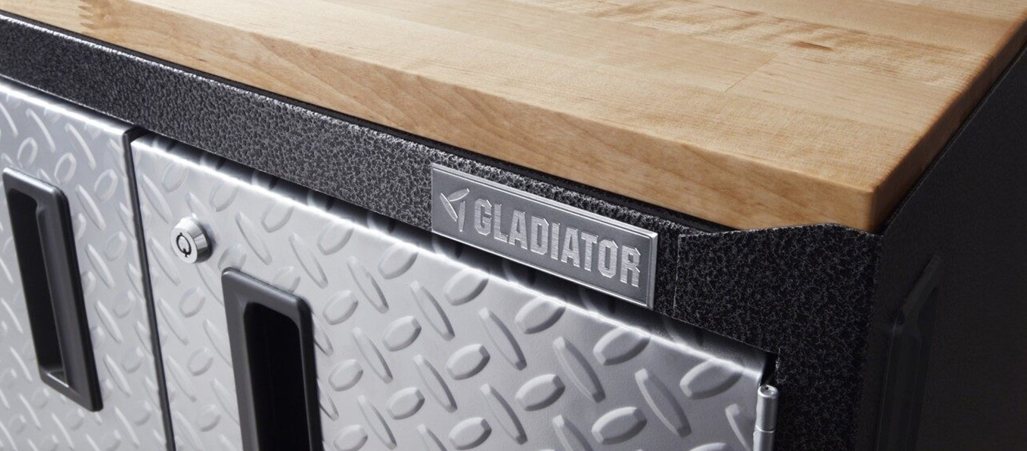 A closeup of the Gladiator® badge.