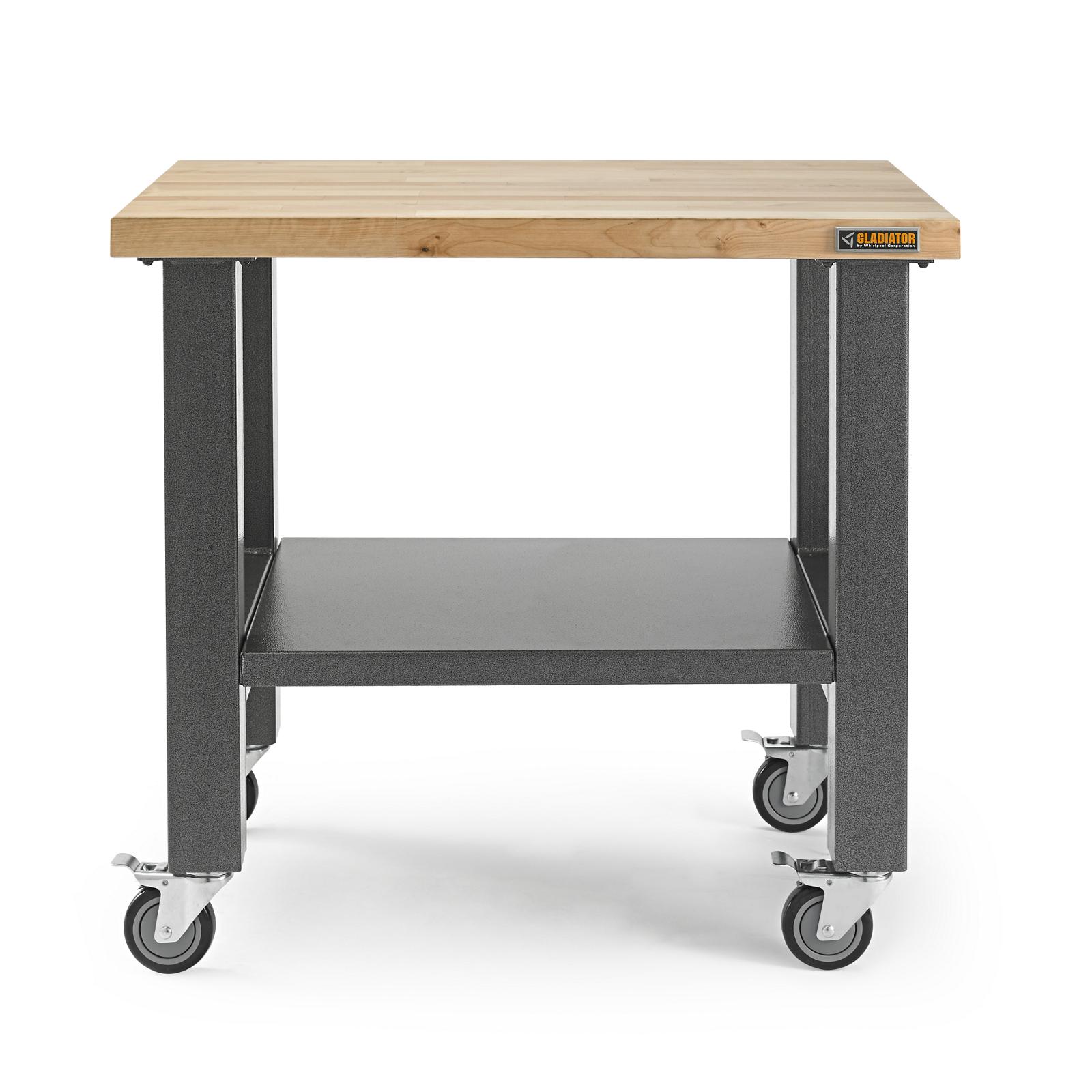 3' Wide Mobile Workstation