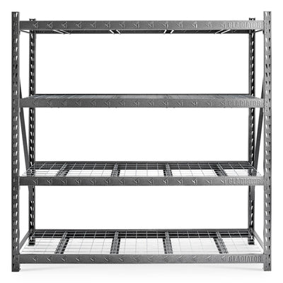 1 of 5 images - 90" x 90" Heavy Duty Mega Rack with Four Adjustable Shelves (thumbnails)