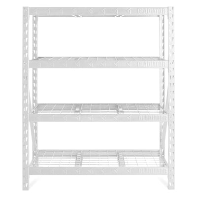 5 of 15 images - 60" Wide Heavy Duty Rack with Four 18" Deep Shelves (thumbnails)