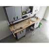 4 of 13 images - 8' Adjustable Height Hardwood Workbench